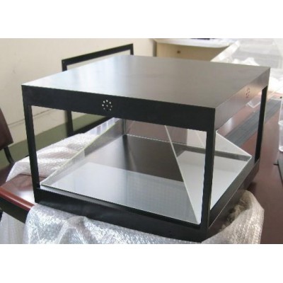 全息幻像玻璃側懸浮全息空氣成像270度360度3D全息展柜