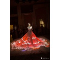 全息宴會廳浸式投影，全息創意婚禮，全息3D婚宴